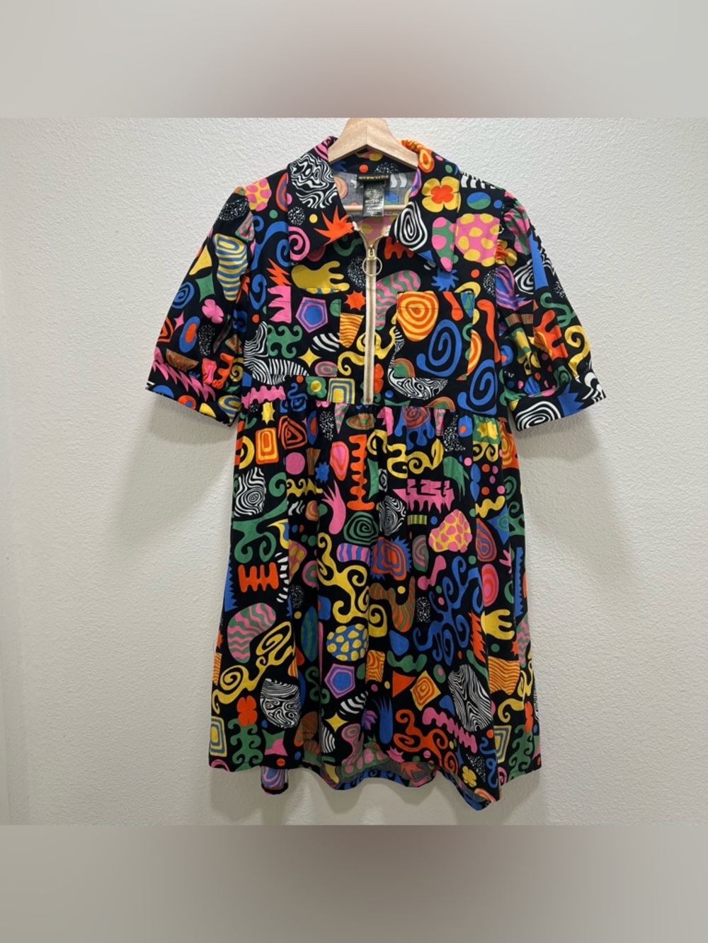 Nooworks Babydoll Dress in Party Mix XL